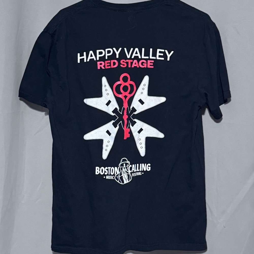 Boston Calling Music Festival Happy Valley Black Shirt